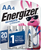 Energizer L91SBP4H3 AA Ultimate Lithium Battery 1.5V Silver Pack of 4