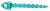 Targettack TT3IN6PK-TE 3-Inch Teal Green 6-Pack