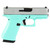 Glock 43X 9mm Luger Pistol 10+1 Round Robins Egg Blue Frame Silver Slide