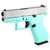Glock 43X 9mm Luger Pistol 10+1 Round Robins Egg Blue Frame Silver Slide
