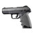 Hogue HandAll Beavertail Grip Sleeve Slate Grey (Fits Glock 19/23/32/38)