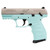 Walther CCP M2+ 9mm Luger Pistol 3.54" Barrel 8+1 Round Angel Blue Slide Silver Slide - Image 1