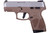 Taurus G2S 9mm Luger Pistol 3.2" Barrel 7+1 Round Stainless Slide Brown Grip