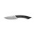 Camillus Western Coil Fixed Blade Knife 3.25" Drop Point 420 Satin Blade Rubber Handle Black