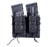 High Speed Gear 11DD02BK Double Decker Taco Black