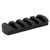 Kinetic Development Group 5-Slot Picatinny Rail Section M-LOK Aluminum Black - Image 1