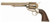 Cimarron Cavalry Scout .45 LC Pistol 7.5" Barrel Nickel Finish Walnut Grip