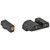 Glock Factory Night Sight AMGLO Bold Set 0.200" Front Height Glock 17, 19, 26, 34 Gen5