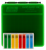 MTM Case-Gard P-100 100-Round Ammo Box 45 ACP, 10mm Auto Green Plastic