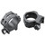 Weaver 4-Hole Skeleton 30mm Scope Rings Matte Black Medium