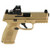 FN America 509 Midsize MRD 9mm Luger Pistol 4" Barrel 15+1 Round Flat Dark Earth (Optics Ready)