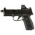 FN 509 Midsize Tactical 9mm Luger Pistol 4.5" Threaded Barrel 15+1 Round Black with Holosun Red Dot