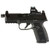 FN 509 Midsize Tactical 9mm Luger Pistol 4.5" Threaded Barrel 15+1 Round Black with Holosun Red Dot