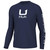 Huk Icon Crew Long Sleeve Shirt Naval Academy M