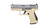 Walther PDP 9mm Semi-Automatic Pistol 4" Black/Tan