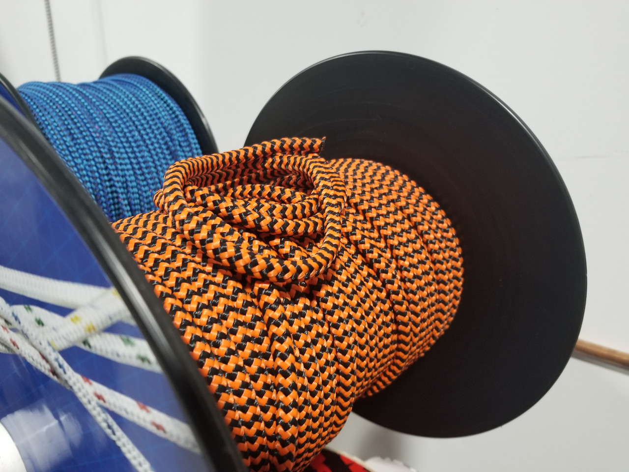 8mm Polypropylene Line - Orange/Black | Zim Sailing