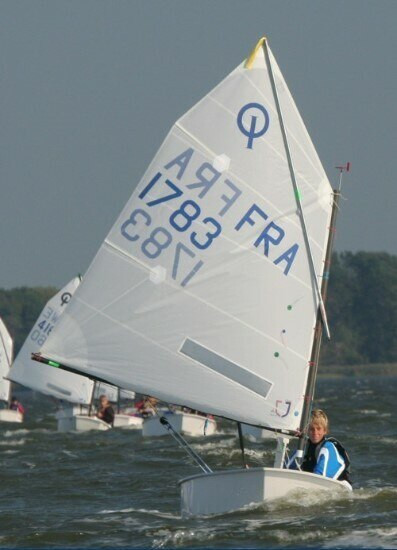 J Sails Opti Race Sail 2.0 - Black (110lbs<) | Zim Sailing