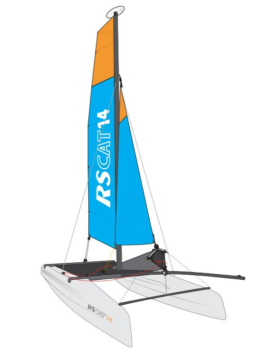 RS Cat 14 - Modern Beach Catamaran | Zim Sailing
