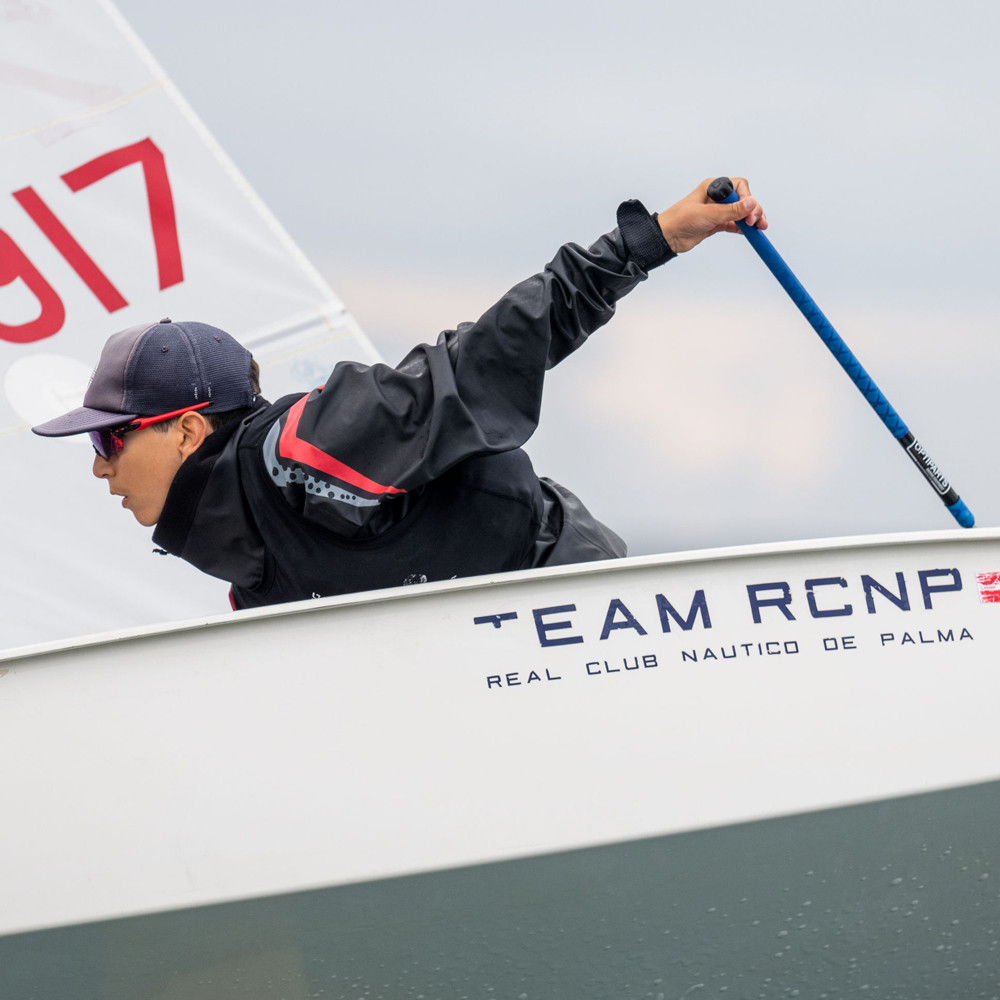 Opti Tiller Extension X-Grip - Blue | Zim Sailing