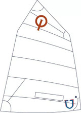 J Sails Opti Race Sail Classic - Blue (75-95lbs) J Sails Opti Race Sail Classic - Blue (75-95lbs)