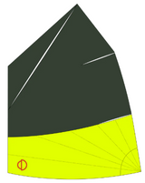 CD Opti Race Sail DRS (84-100lbs, 38-50kg)