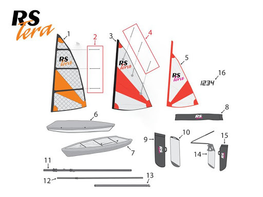 RS Tera Sport Upper Mast