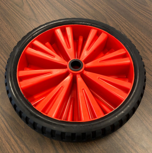 Wheel, Red Hub/Black Foam