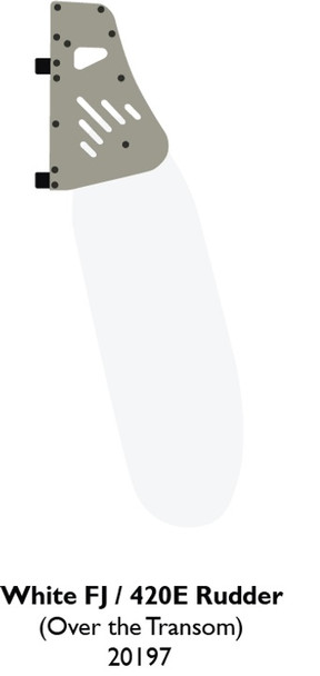 FJ / 420E Rudder | Zim Sailing