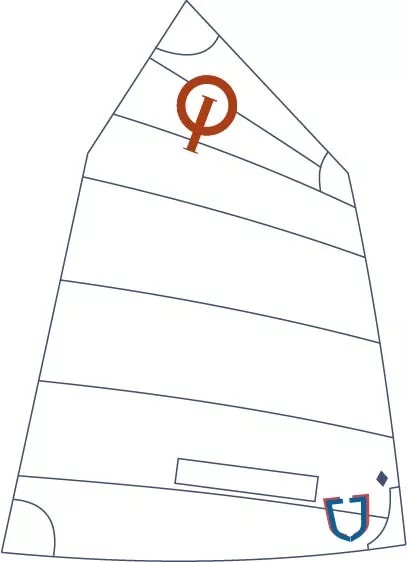 J Sails Opti Race Sail 3.0 - Blue