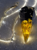 GOLD, BLACK AND CLEAR JUMBO PENDULUM
