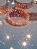 Pink, White and Yellow Beach Vibes Bracelet
