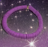 Bright Purple Good Vibes Beach Bracelet
