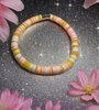 MIXED STRIPED GOOD VIBES BEACH BRACELET