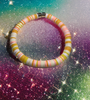 MIXED STRIPED GOOD VIBES BEACH BRACELET