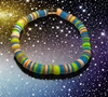 BRIGHT STRIPES GOOD VIBES BEACH BRACELET
