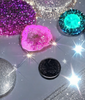 Small Natural Crystal Spar Specimen Electroplated Pink Geodes, Angel Aura Quartz