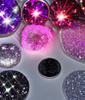 Small Natural Crystal Spar Specimen Electroplated Pink Geodes, Angel Aura Quartz