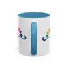 Neon Chakra Accent Coffee Mug (11, 15oz)