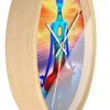 Colors of  Yoga Wall Clock