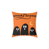 Spooky Square Poly Canvas Pillow