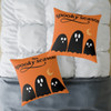 Spooky Square Poly Canvas Pillow
