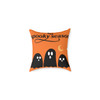 Spooky Square Poly Canvas Pillow