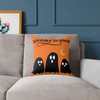 Spooky Square Poly Canvas Pillow