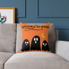 Spooky Square Poly Canvas Pillow