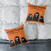 Spooky Square Poly Canvas Pillow