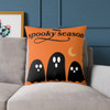 Spooky Square Poly Canvas Pillow