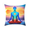 Chakra Square Poly Canvas Pillow