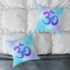 Yoga Square Poly Canvas Pillow