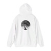 Black and White Palm Unisex Heavy Blend™ Hooded Sweatshirt