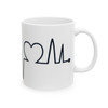 Boston Terrier Life Line Ceramic Mug, (11oz, 15oz)